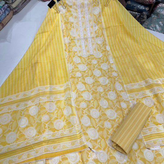 Pure Cotton digital printed suit set