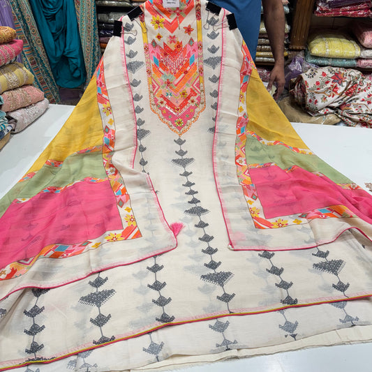 Mal Chanderu Multiprinted Suit set