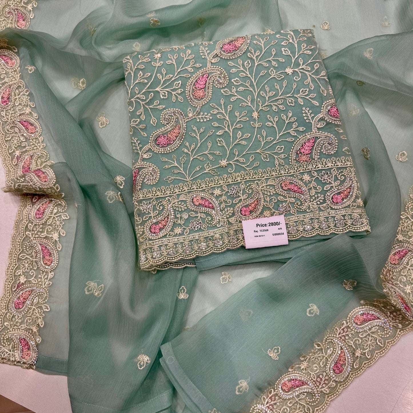 Crush georgett lakhnavi suit set