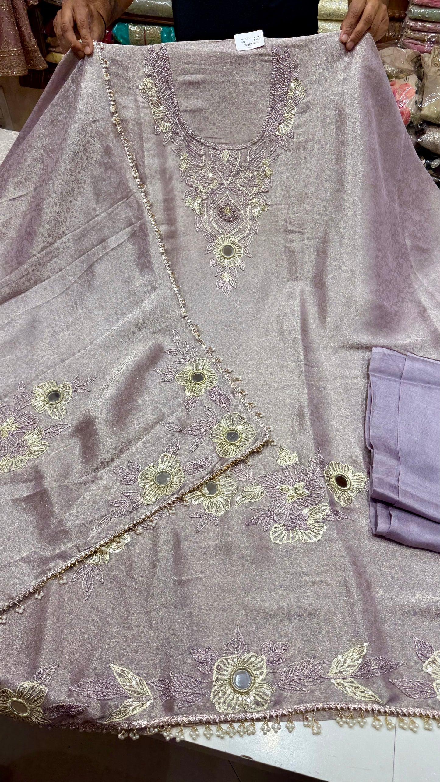 ✨ KheenKhab Luxury Unstitched Suit Set