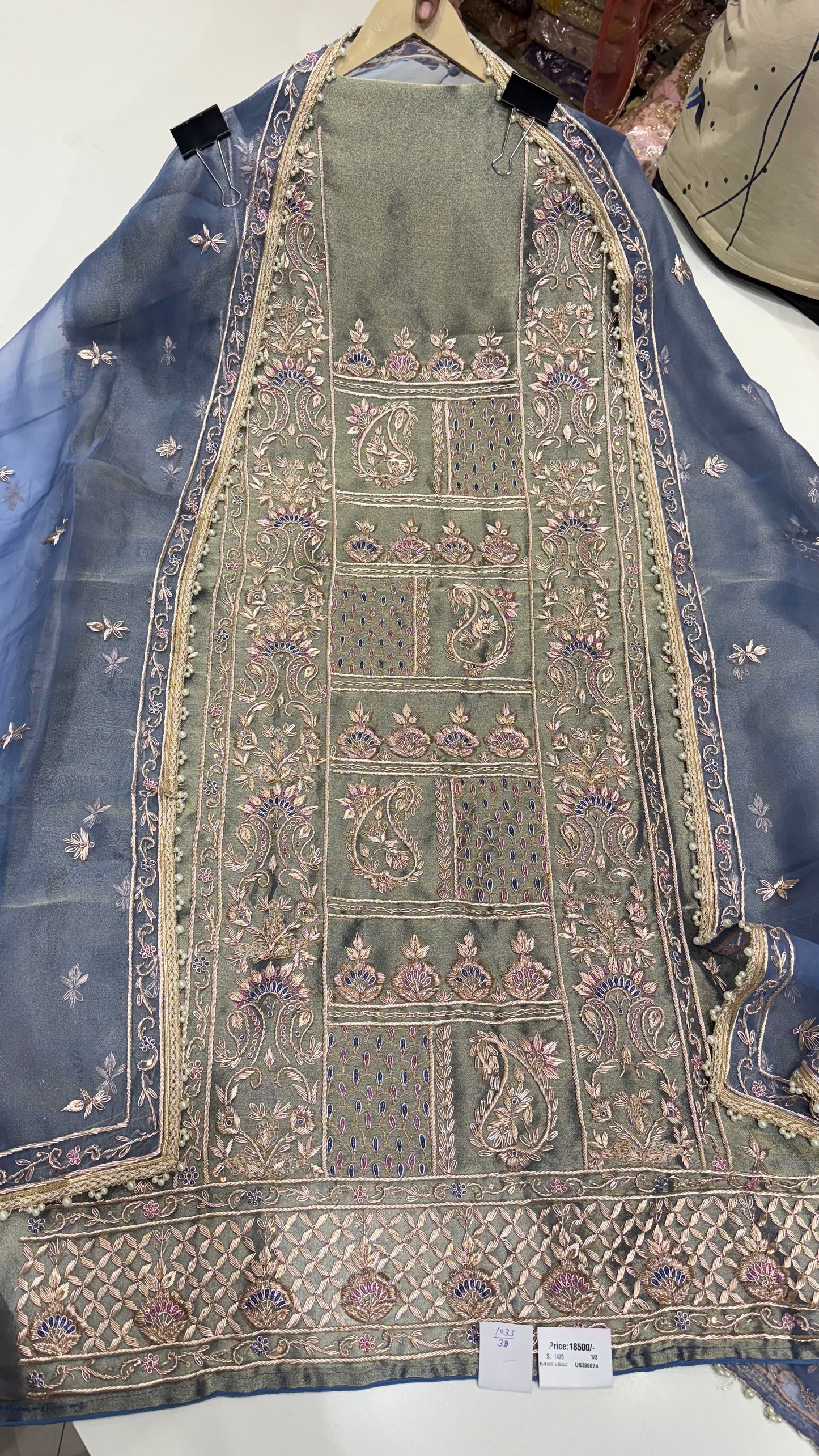 Dabka work heavy suit