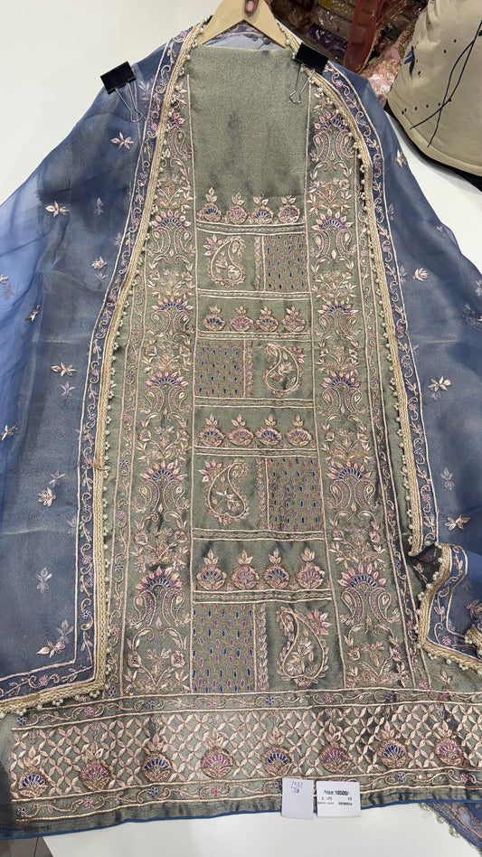 Dabka work heavy suit