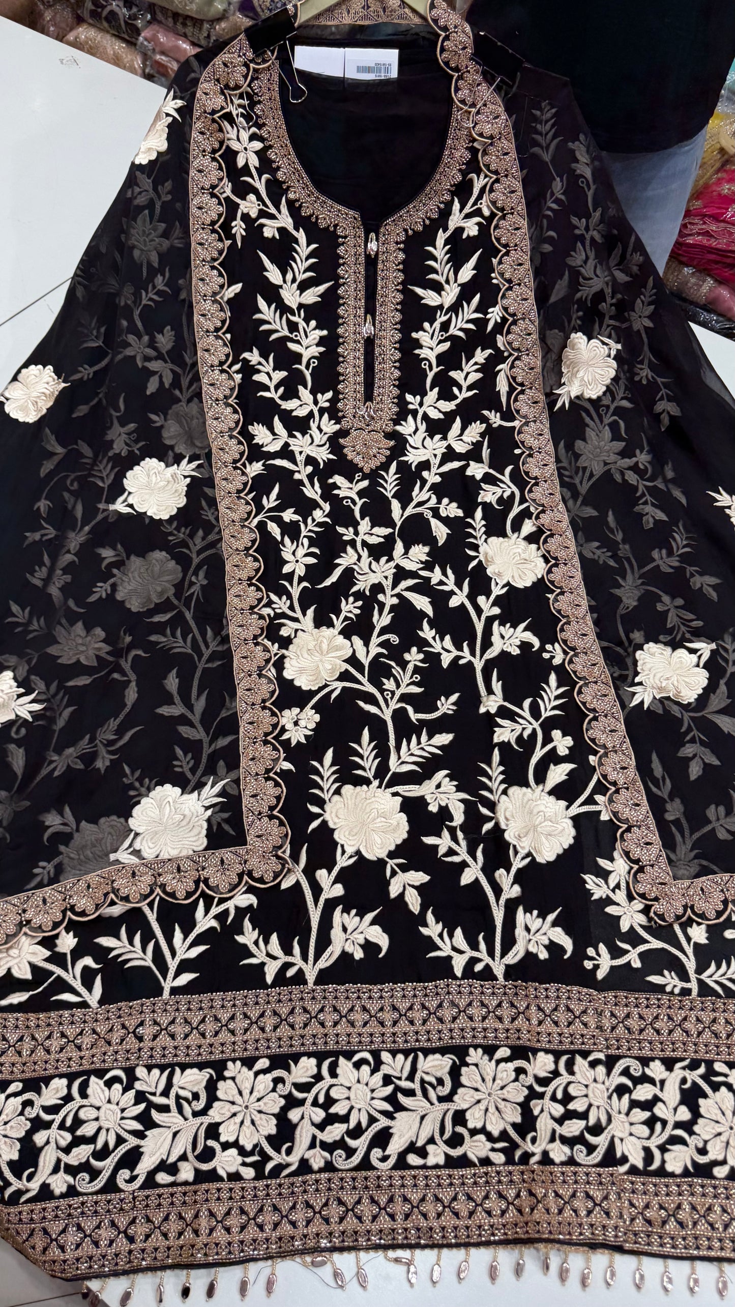 ✨ Meher Parsi Embroidered Pakistani Suit Set | US7228