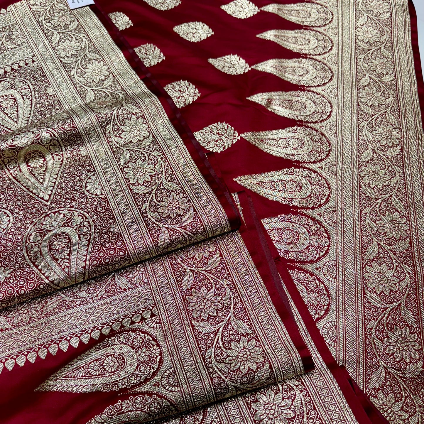 Banarsi Katan silk booti saree