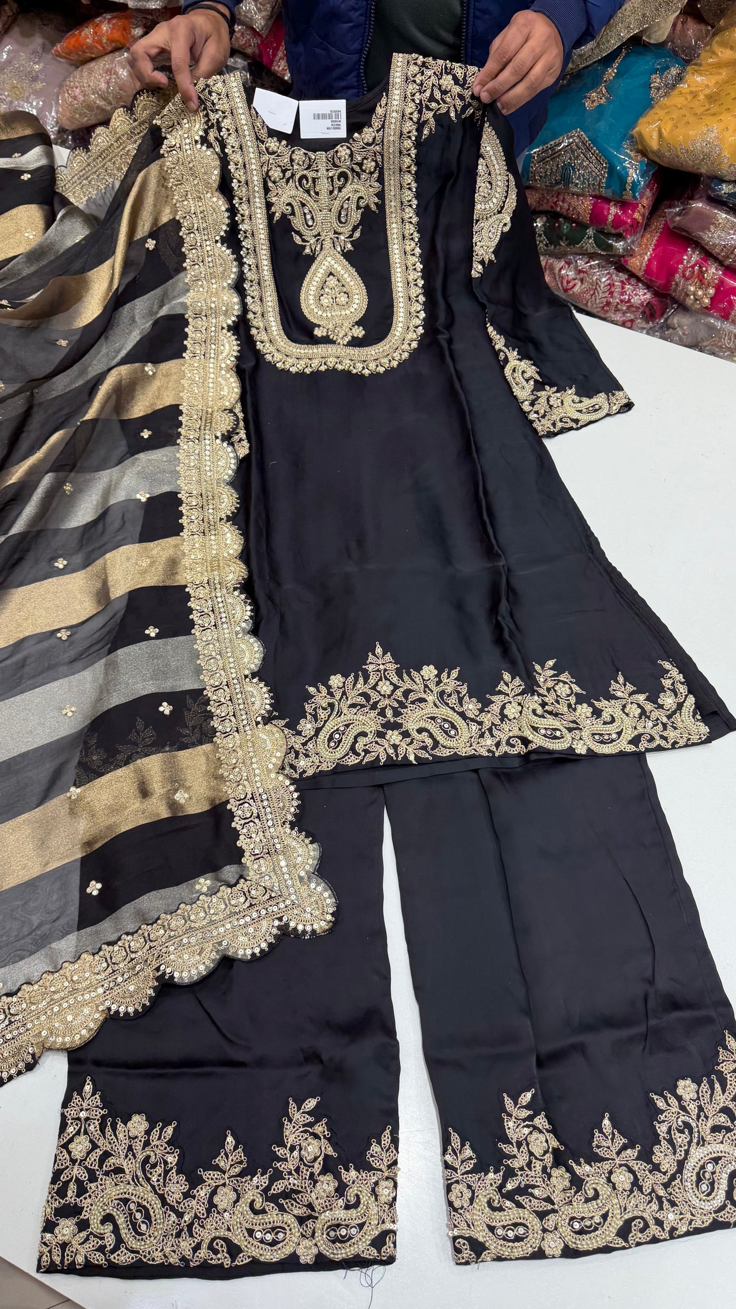 Satin Silk Readymade Pants Suit