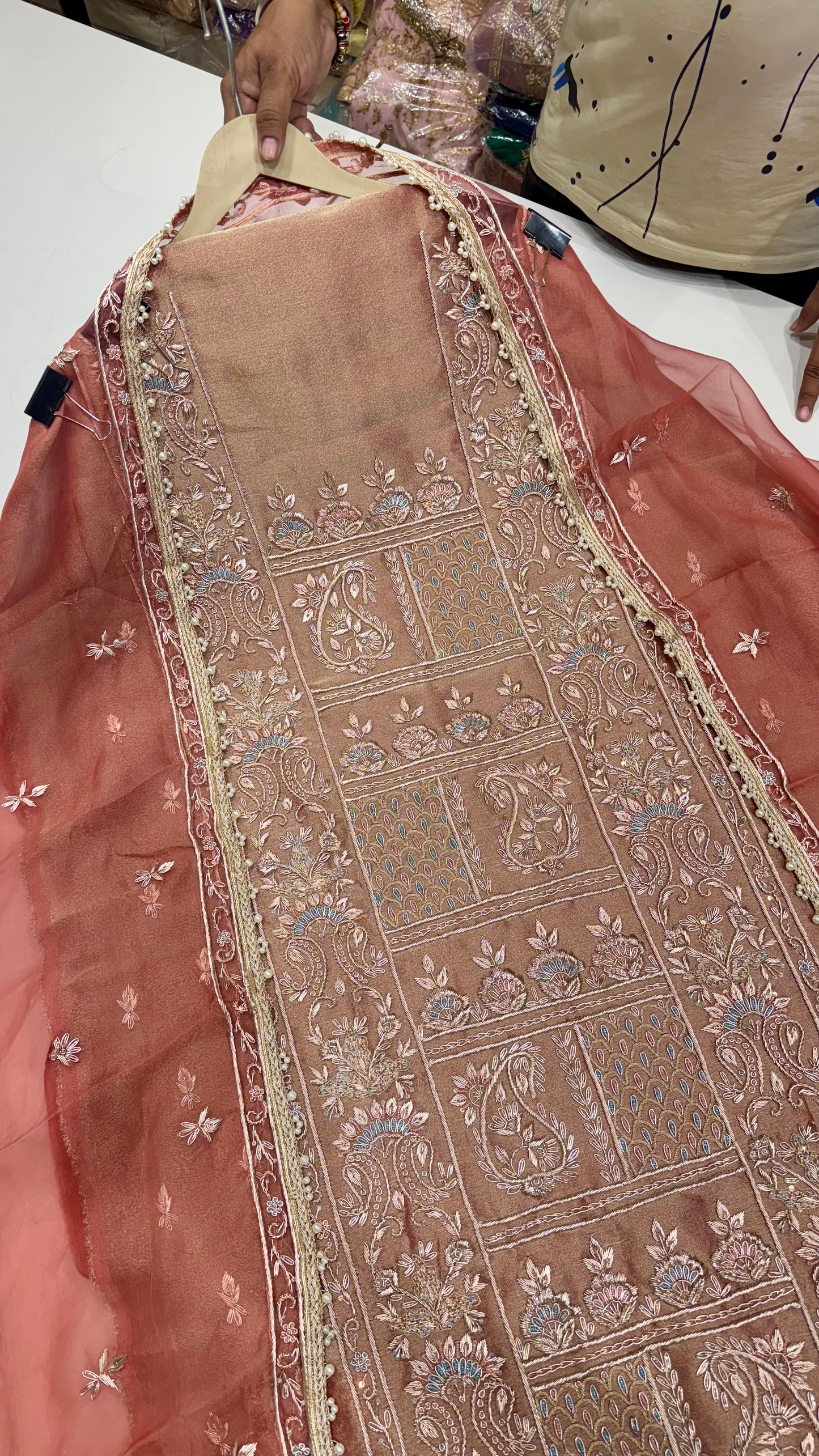 Dabka work heavy suit