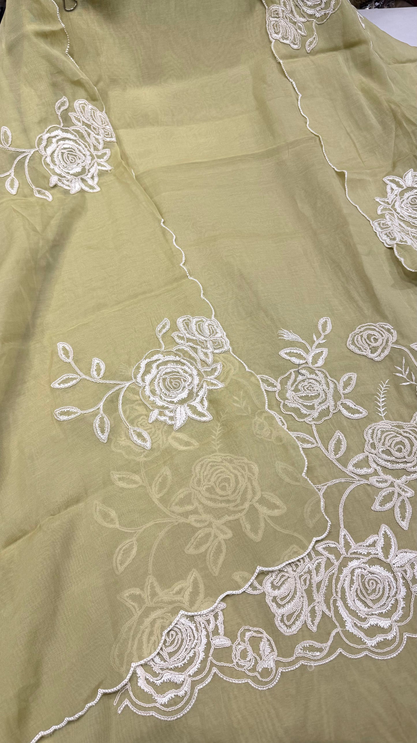 🌸 Soft Blossom Mulmul Cotton Unstitched Suit Set