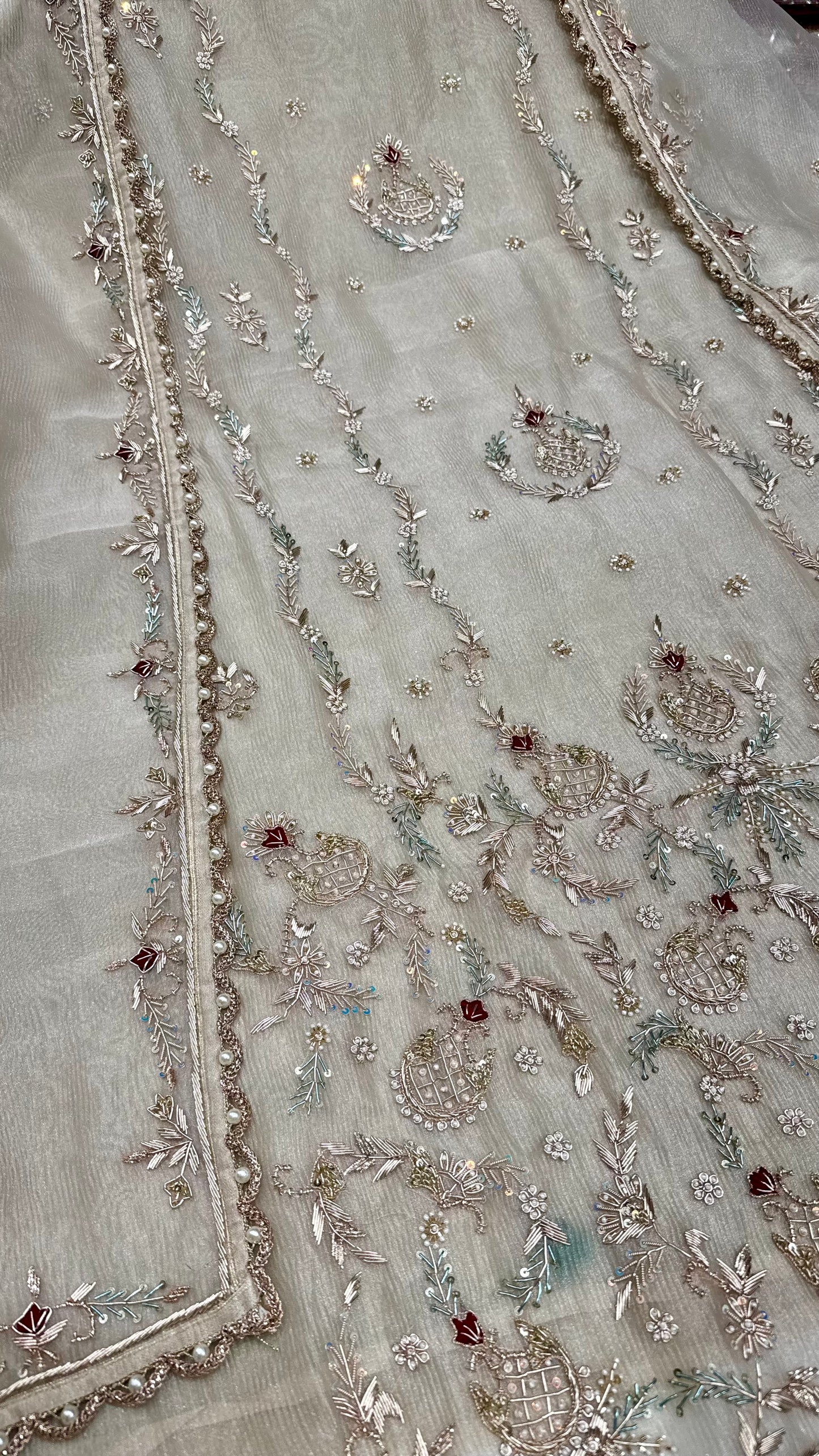 Glass Orgenza Hand Dabkawork Suit