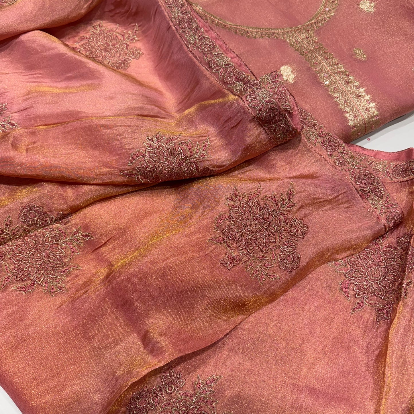 Banarsi Tissue Handloom Silk Suit Set