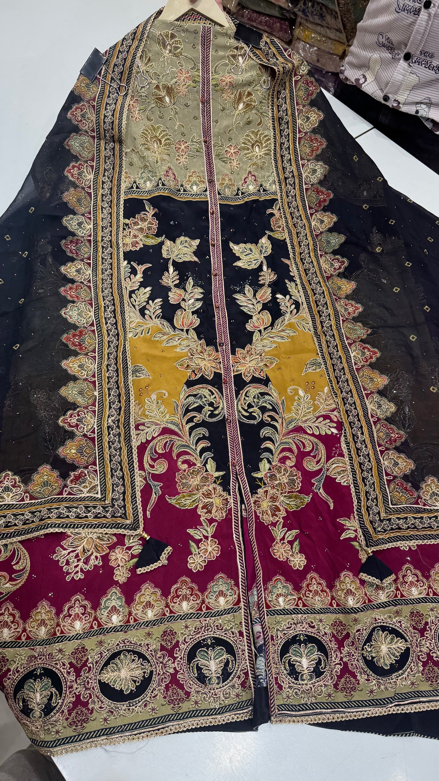 Sabyasachi Crepe Suit