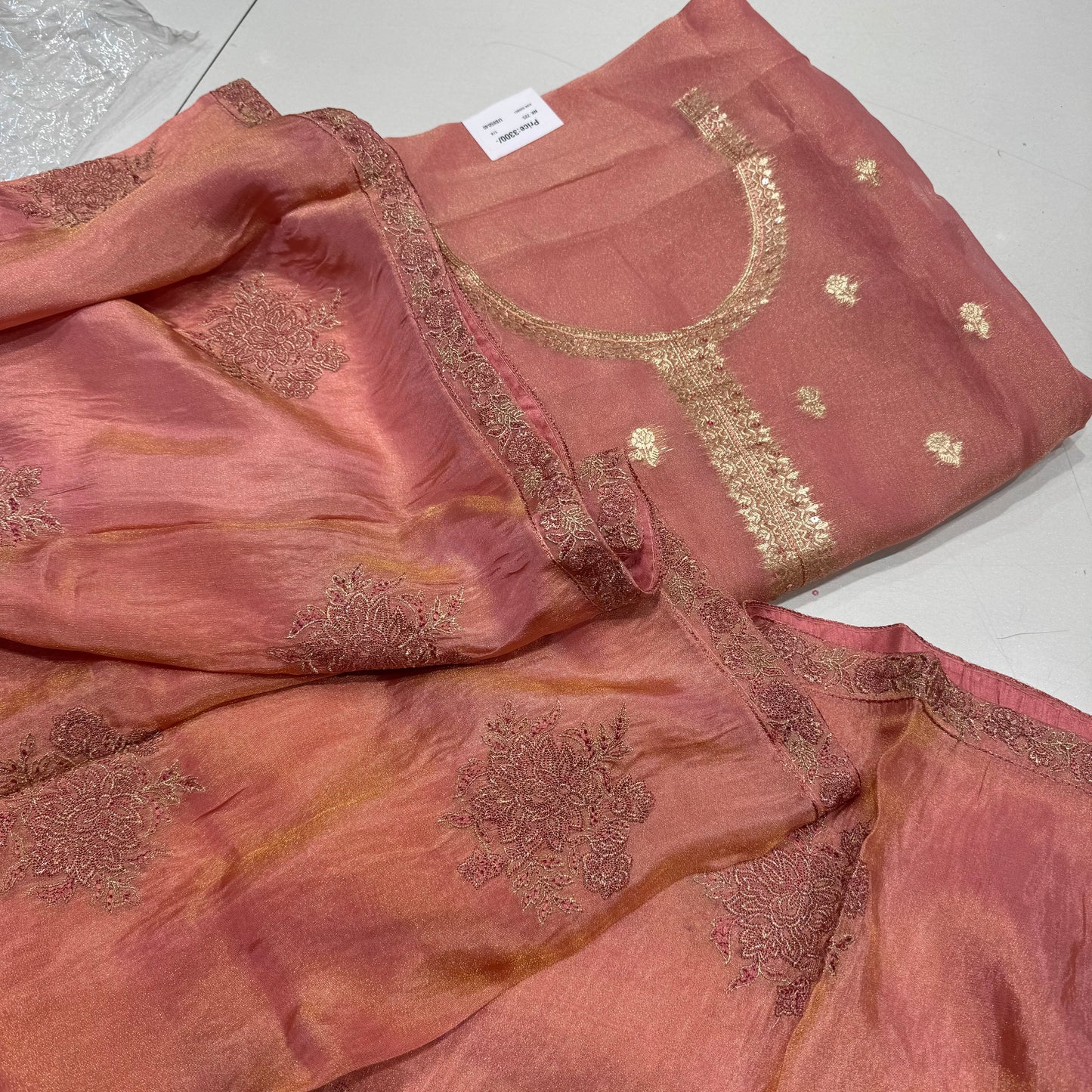 Banarsi Tissue Handloom Silk Suit Set