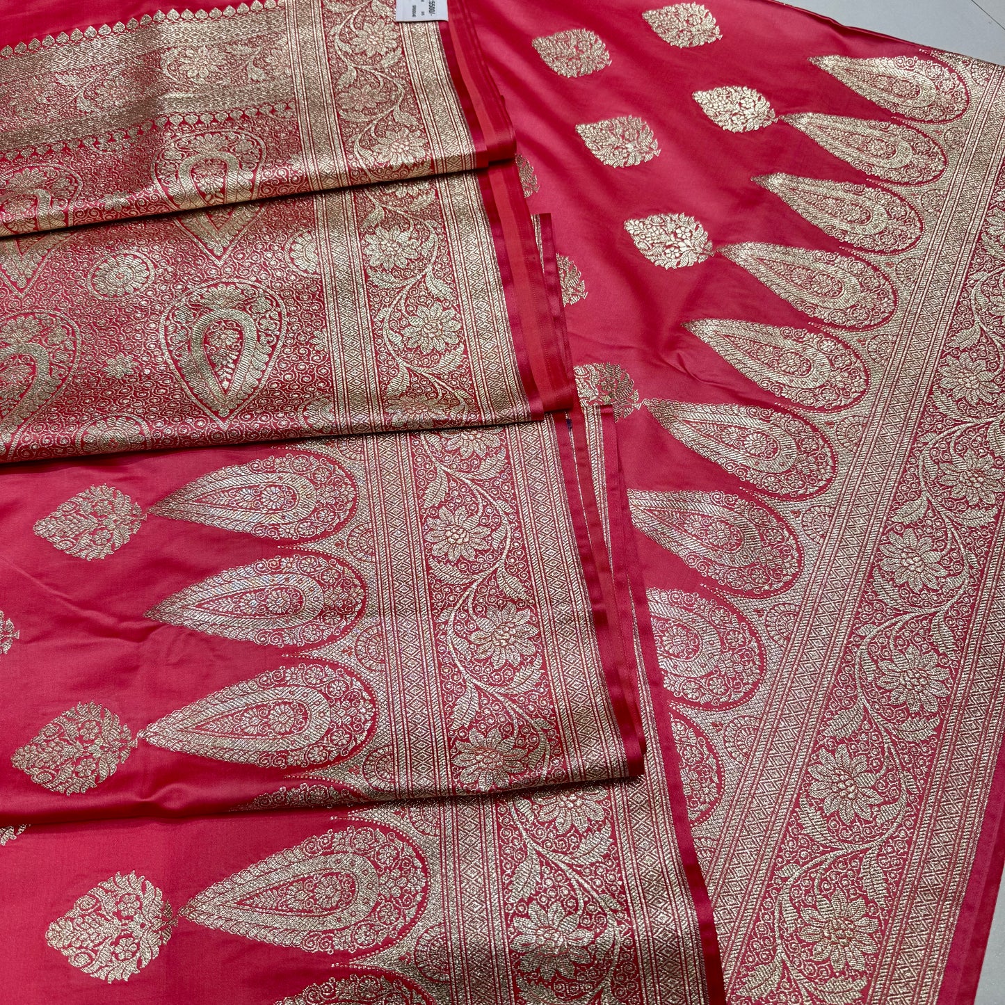 Banarsi Katan silk booti saree