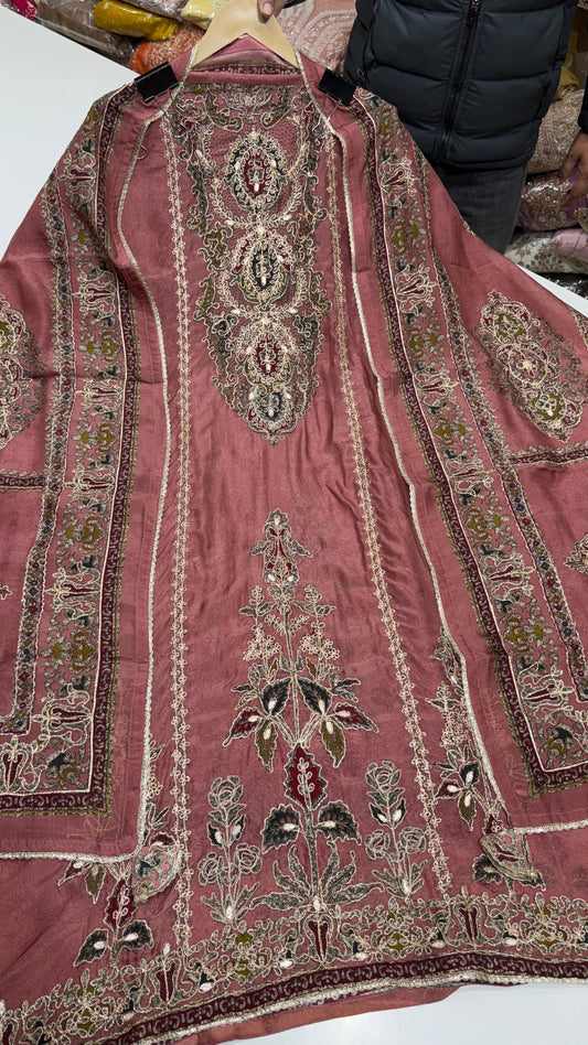 Sabyasachi Inspired Orgenza Silk pakistani Suit