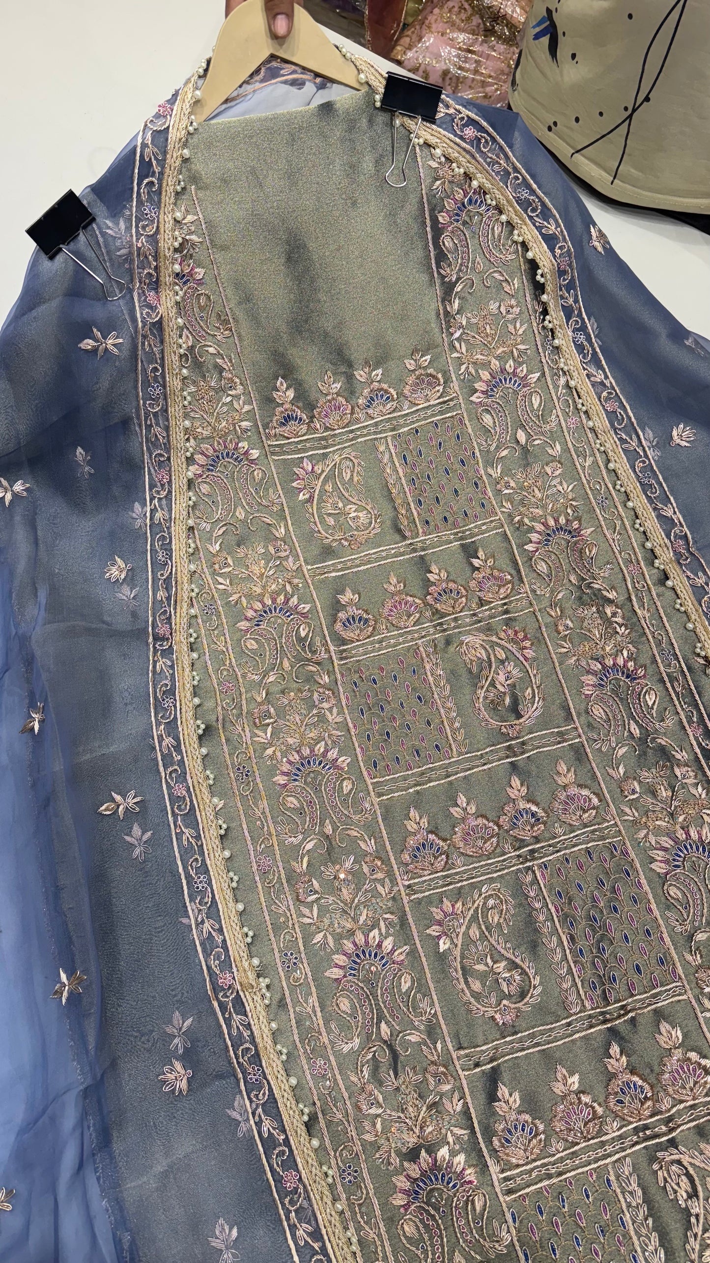 Dabka work heavy suit