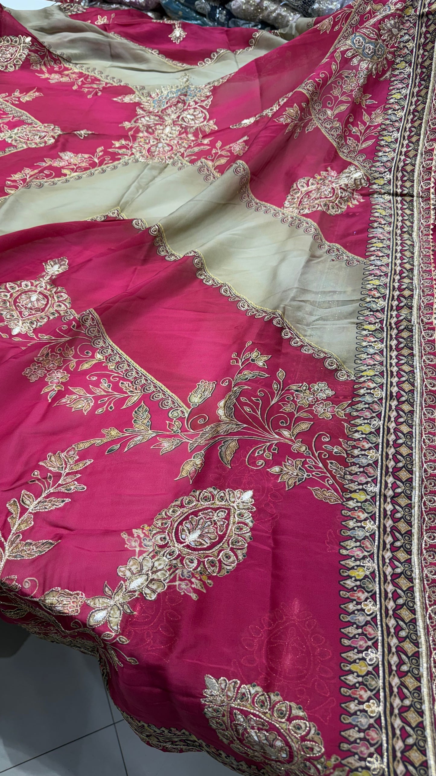 Royal Readymade Farshi Salwar Suit |  Designer Suit with Heavy Zari Hand Embroidery | Dupatta Luxury Ethnic Wear