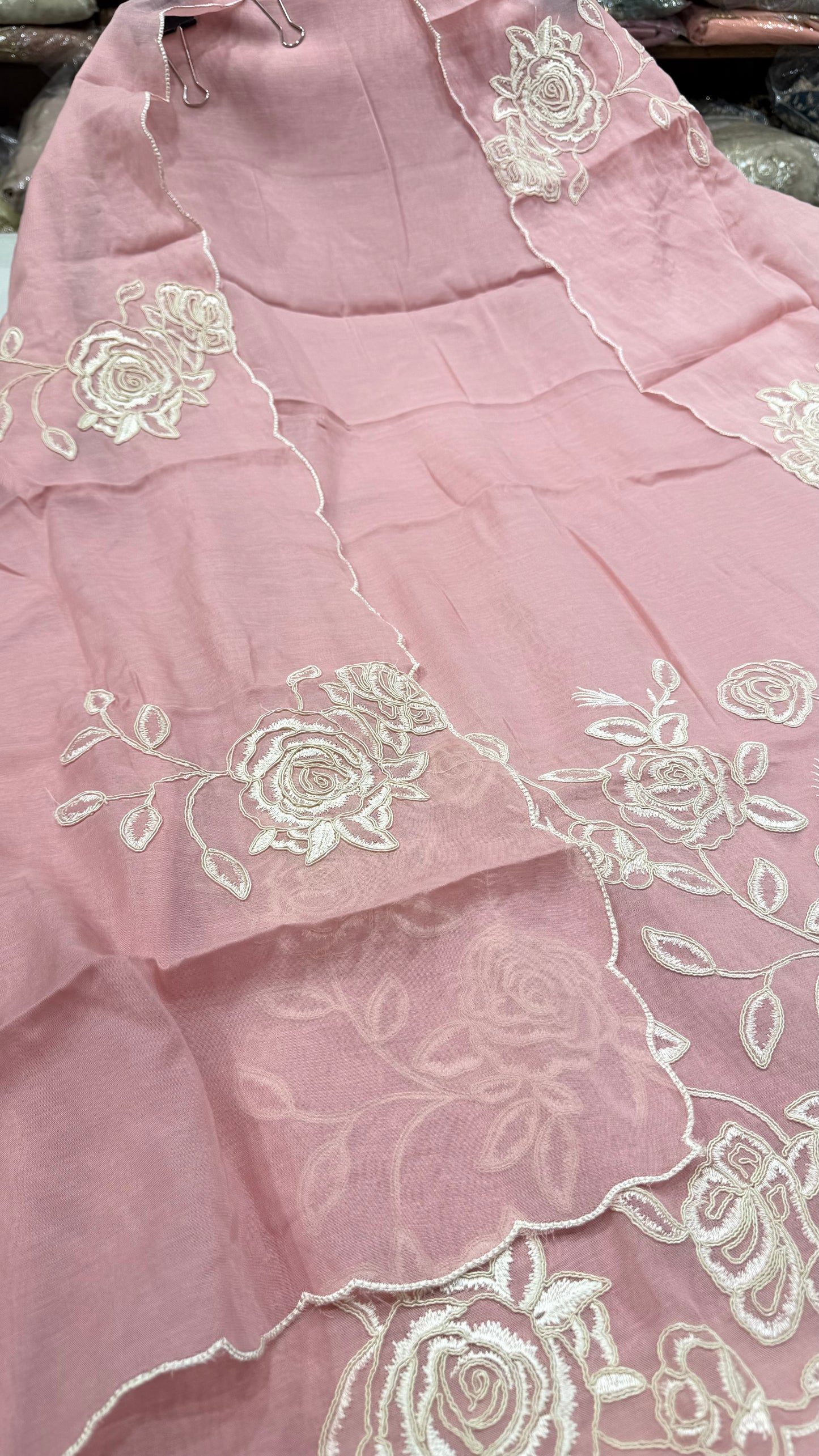 🌸 Soft Blossom Mulmul Cotton Unstitched Suit Set