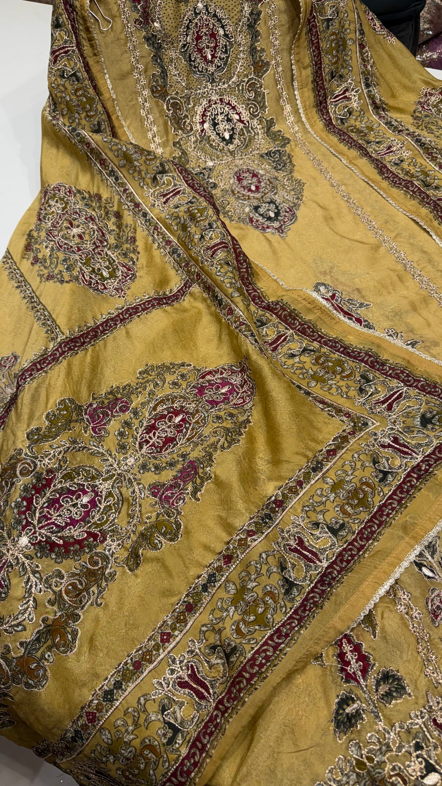Sabyasachi Inspired Orgenza Silk pakistani Suit