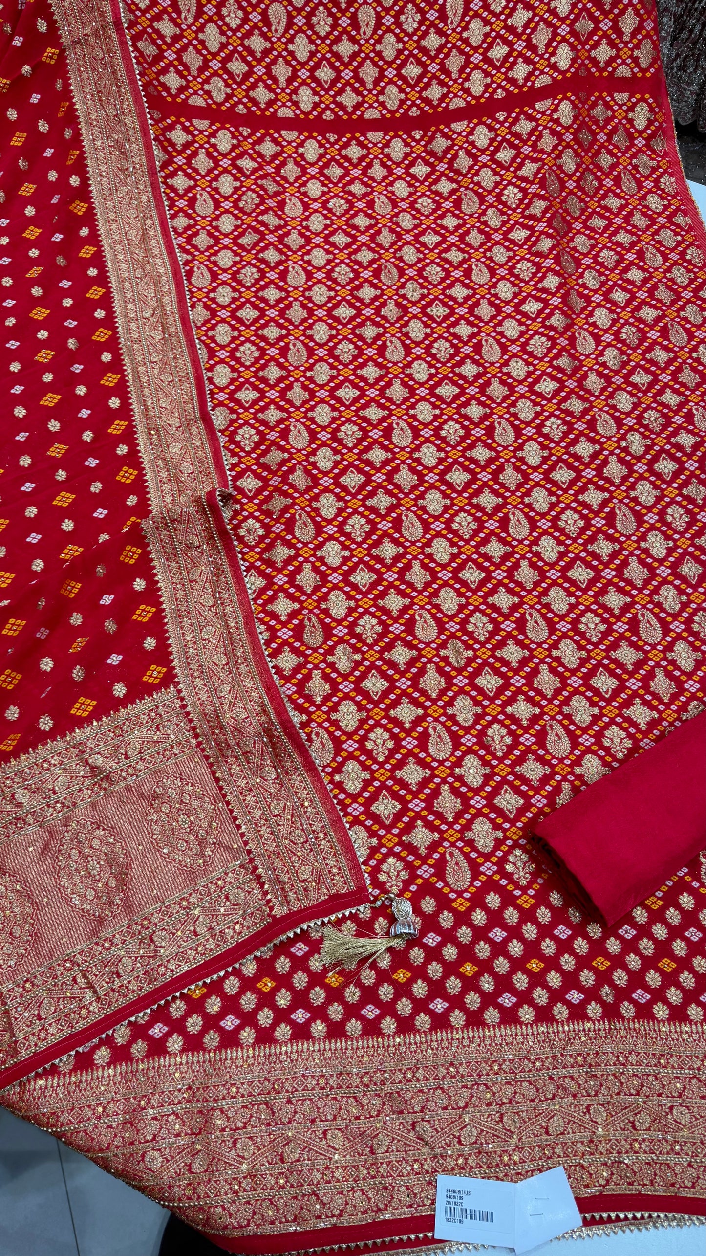 Mysore Georgett Handwork Suit