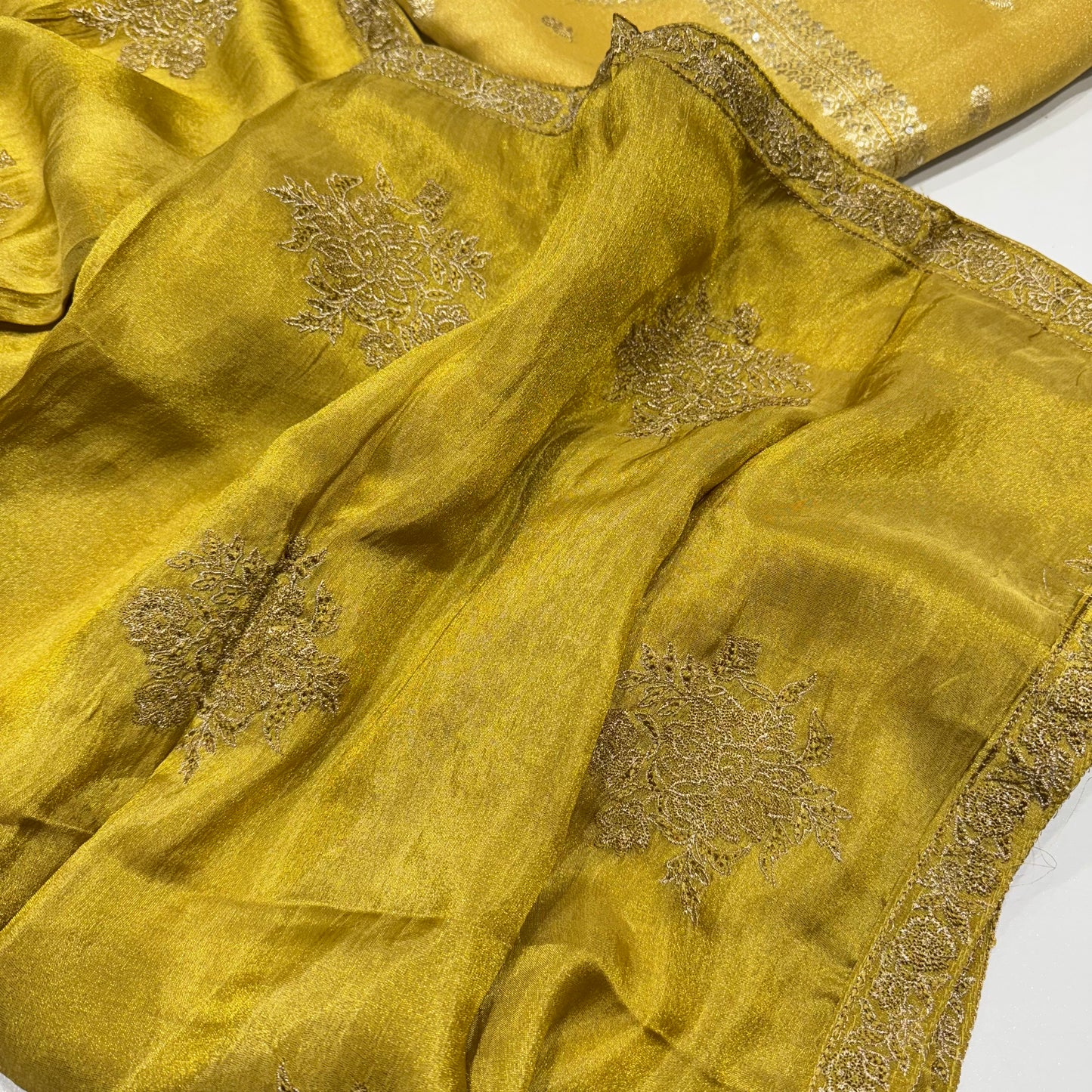 Banarsi Tissue Handloom Silk Suit Set