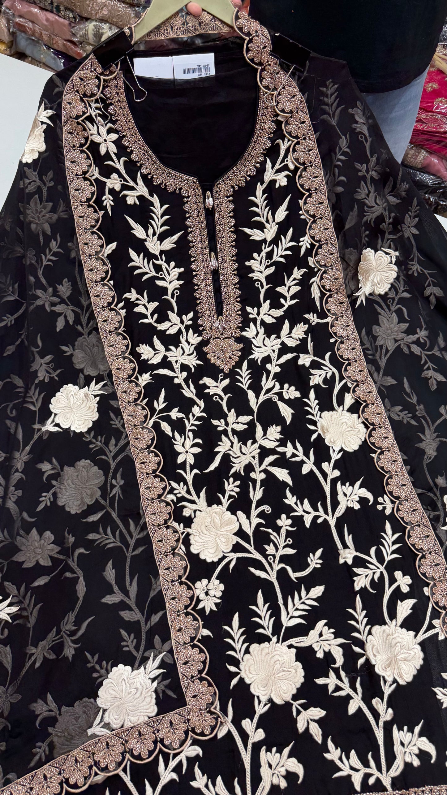 ✨ Meher Parsi Embroidered Pakistani Suit Set | US7228