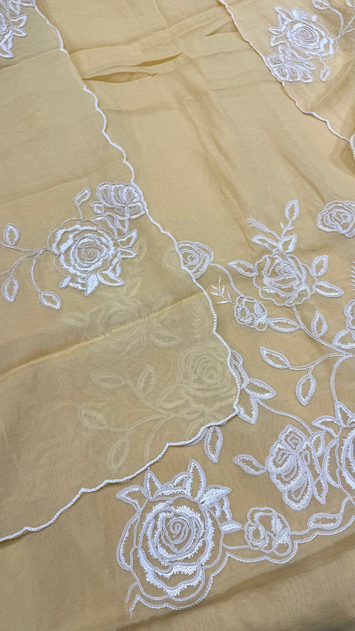 🌸 Soft Blossom Mulmul Cotton Unstitched Suit Set